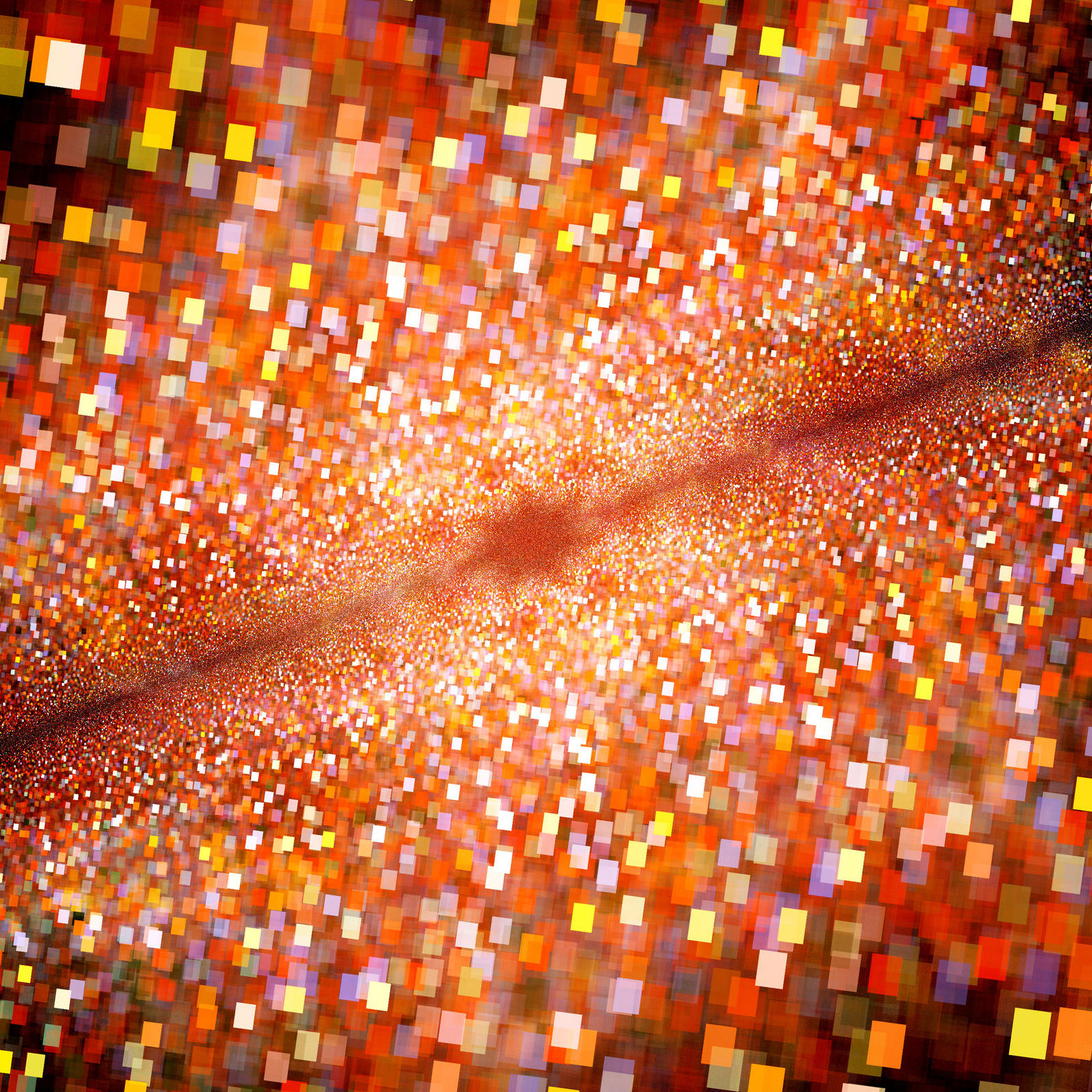 Glowing big data particles
